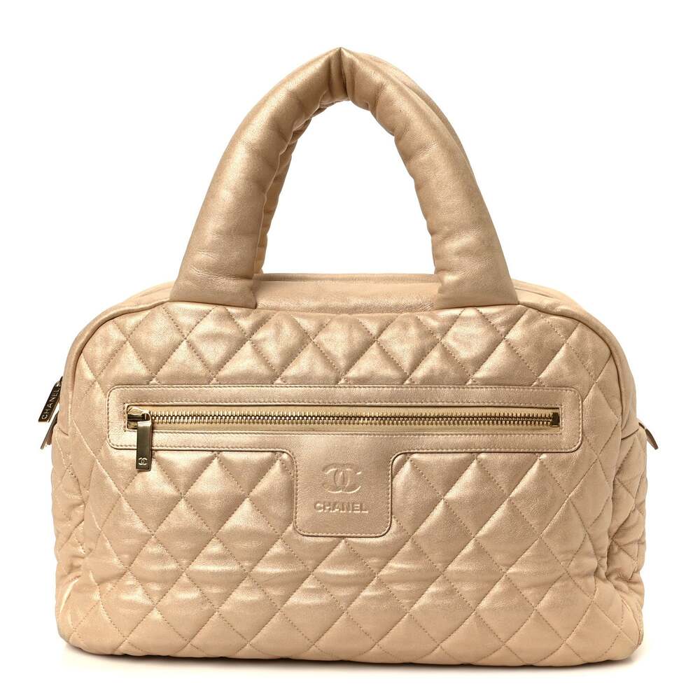 Chanel Metallic Lambskin Quilted Coco #261119C12B